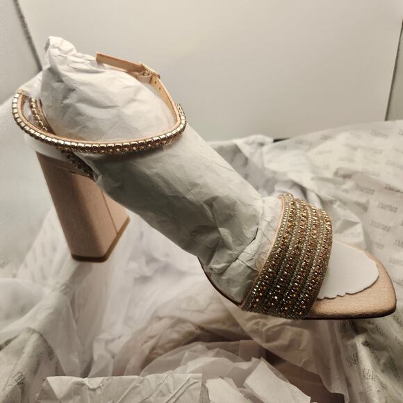 BADGLEY MISCHKA Becca Strappy Block Heel‎ Sandal sz. 8 NEW | MSRP $235 - Picture 7 of 13